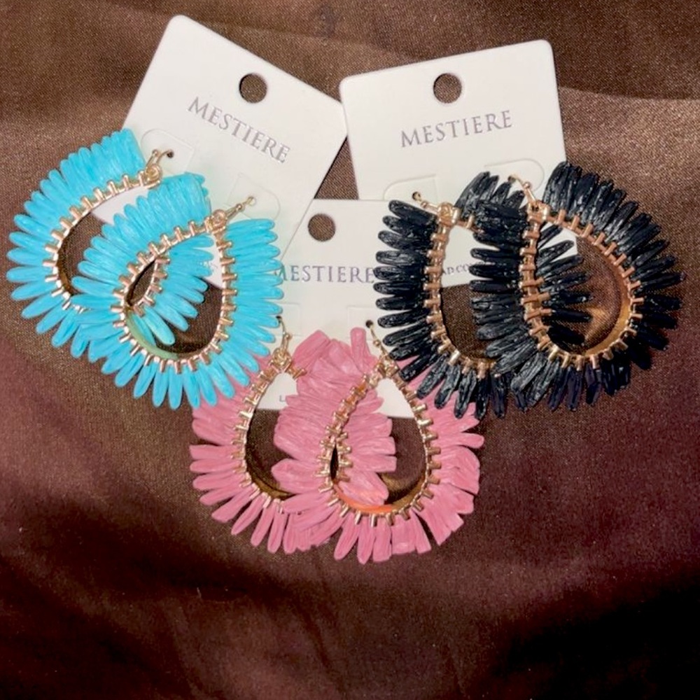 ✨ Fringe Teardrop Earrings 💕
